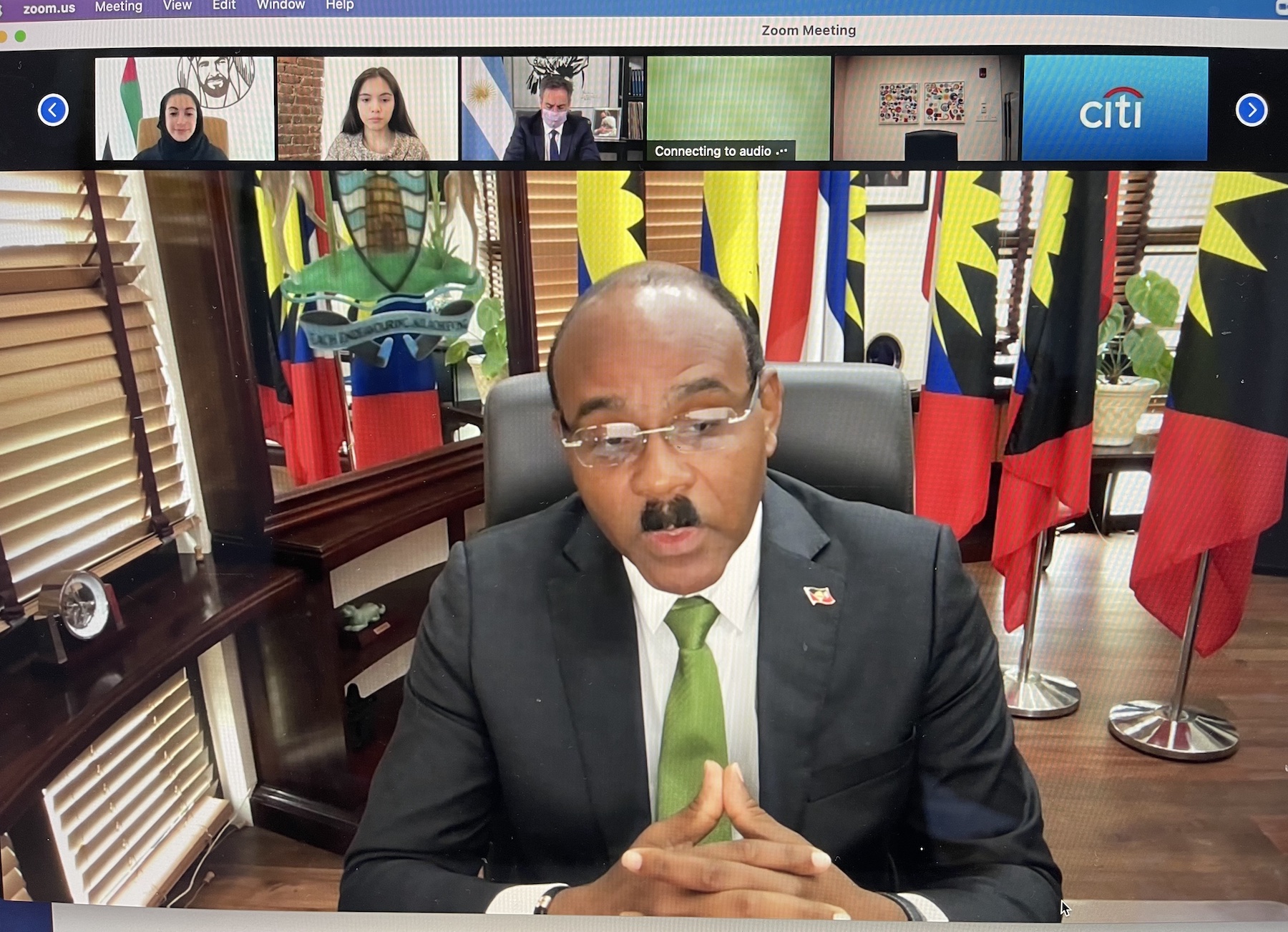 Statement by Prime Minister Gaston Browne Prime Minister At ‘Summit of 40 Leaders’ on Climate Change
