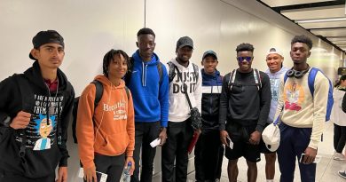 Young Antiguan and Barbudan cricketers return home after Antigua and Barbuda-U.K. Cricket Exchange Programme.
