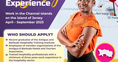 HOSPITALITY PARTNERSHIP ENTERS ITS SECOND YEAR, BETWEEN JERSEY AND ANTIGUA & BARBUDA