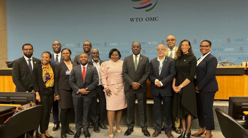 Minister Chet Greene Leads OECS Team  to Discuss Trade Issues at WTO in Geneva