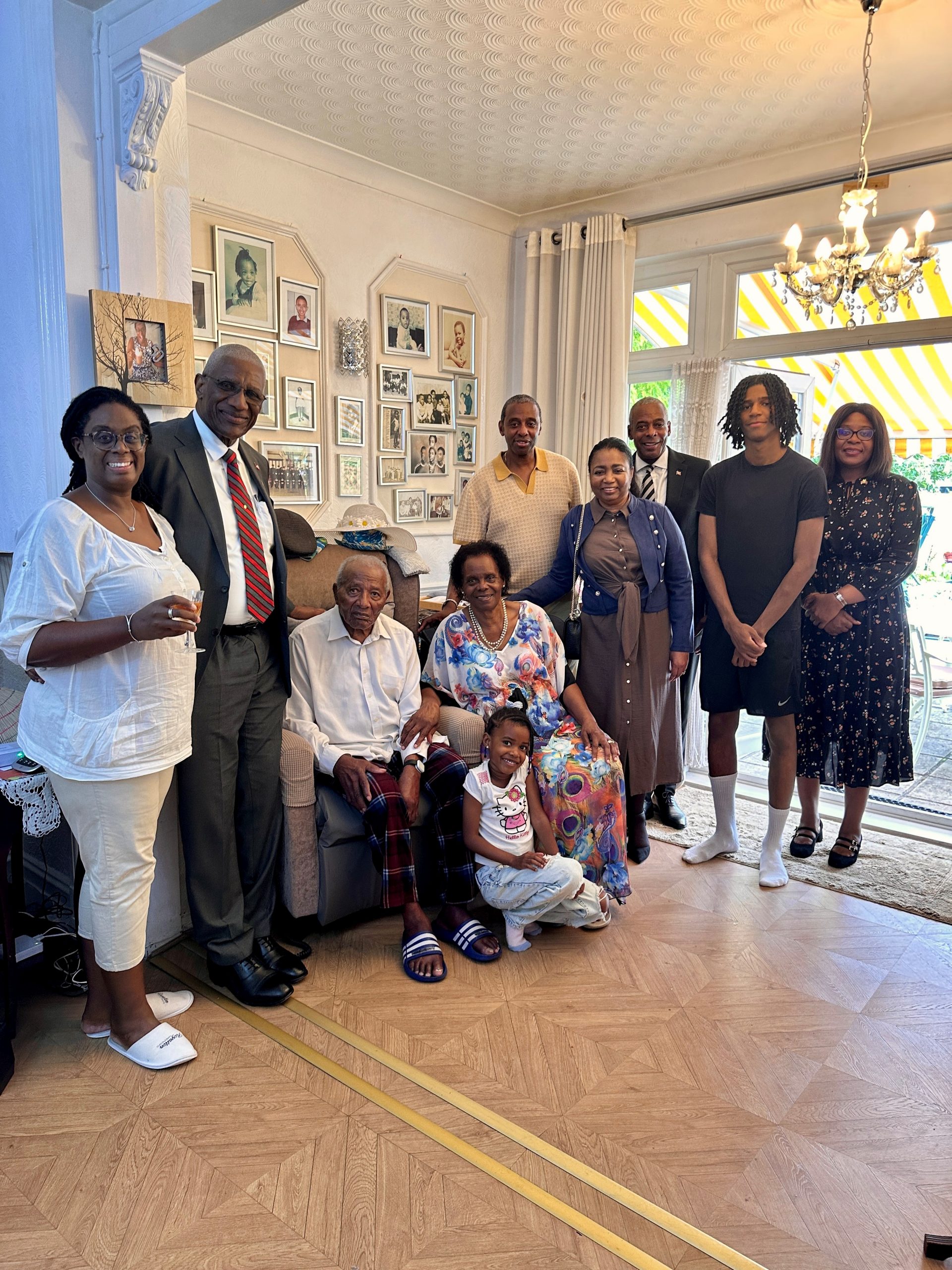 Governor General and High Commissioner Visit Mr and Mrs David and Ketura Thomas on 66th Wedding Anniversary