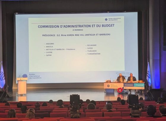 Her Excellency Karen-Mae Hill Re-Elected President of the Administration and Budget Committee of the Bureau International des Expositions