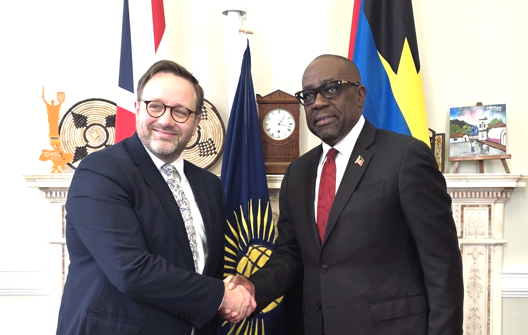 Foreign Minister Greene Meets UK Minister Chris Elmore to Strengthen Bilateral Cooperation Ahead of CHOGM 2026